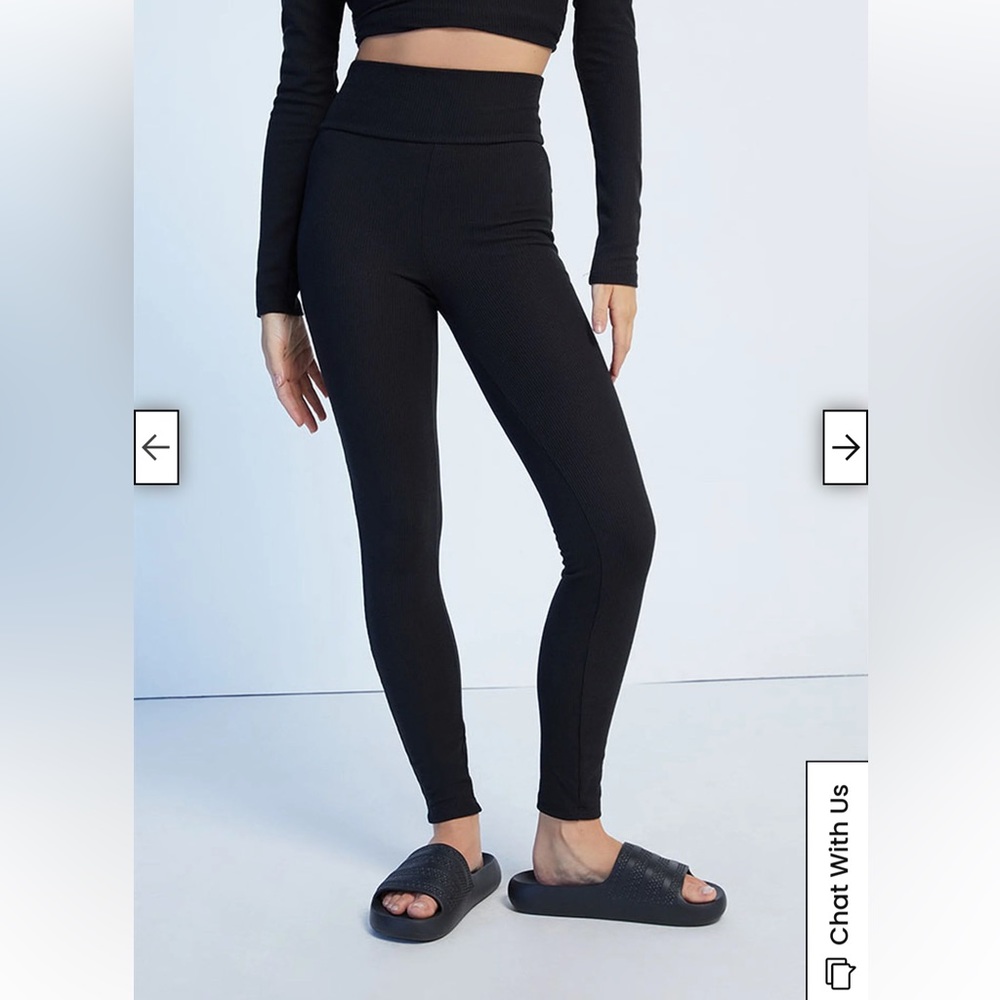 WEWOREWHAT Waffle Leggings